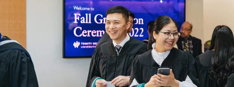 Trinity Western University's 2022 fall graduation ceremony honours over